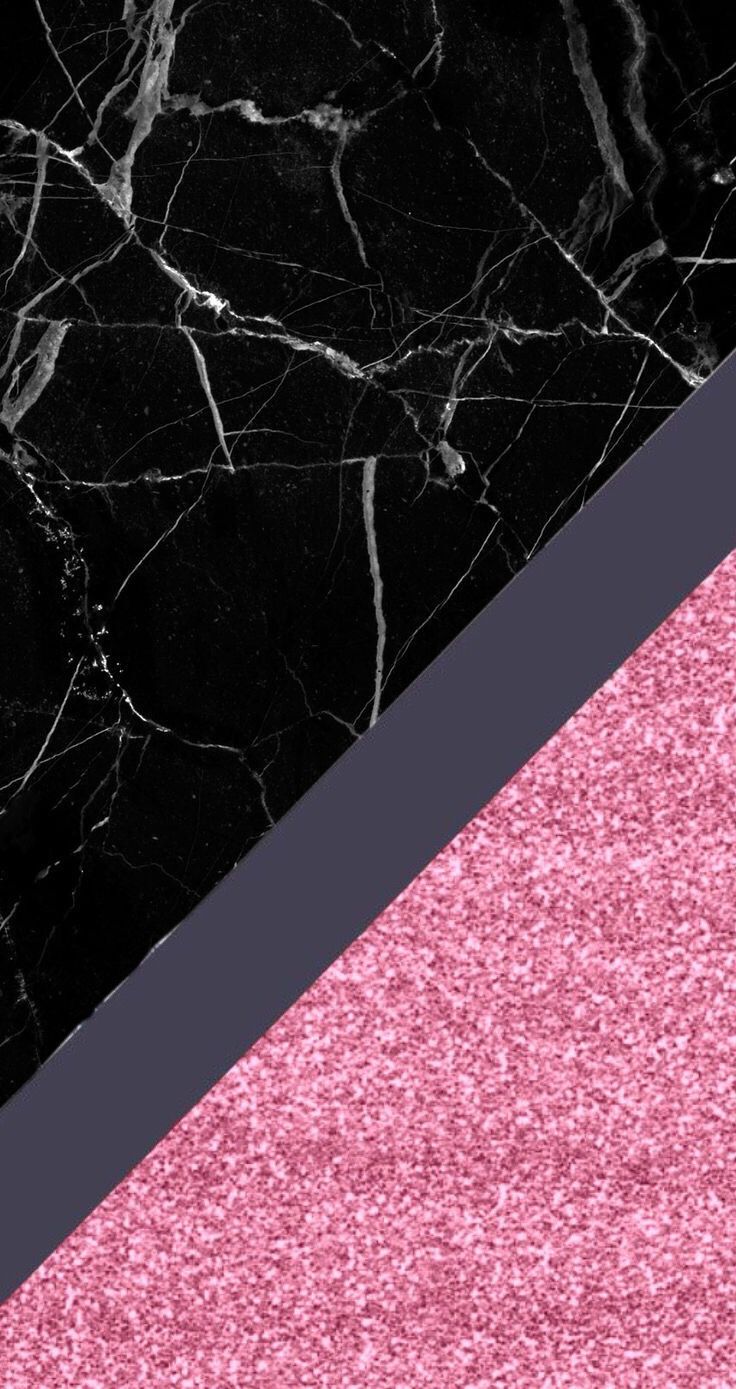 Black And Pink Marble Wallpapers