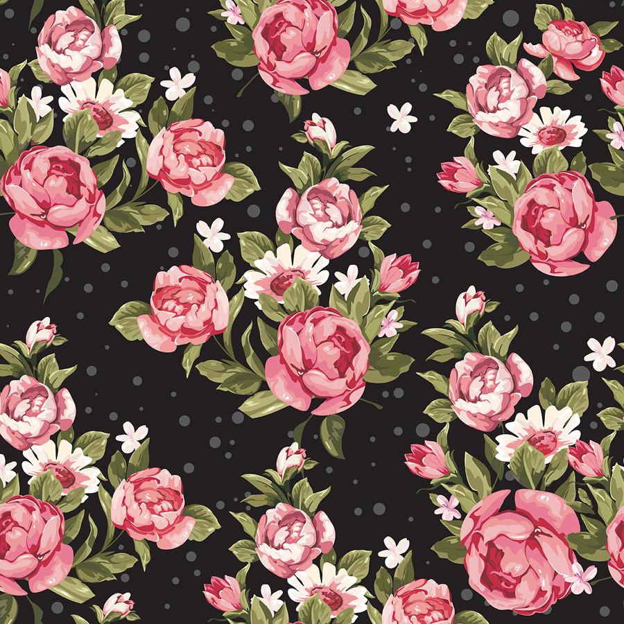 Black And Pink Roses Wallpapers