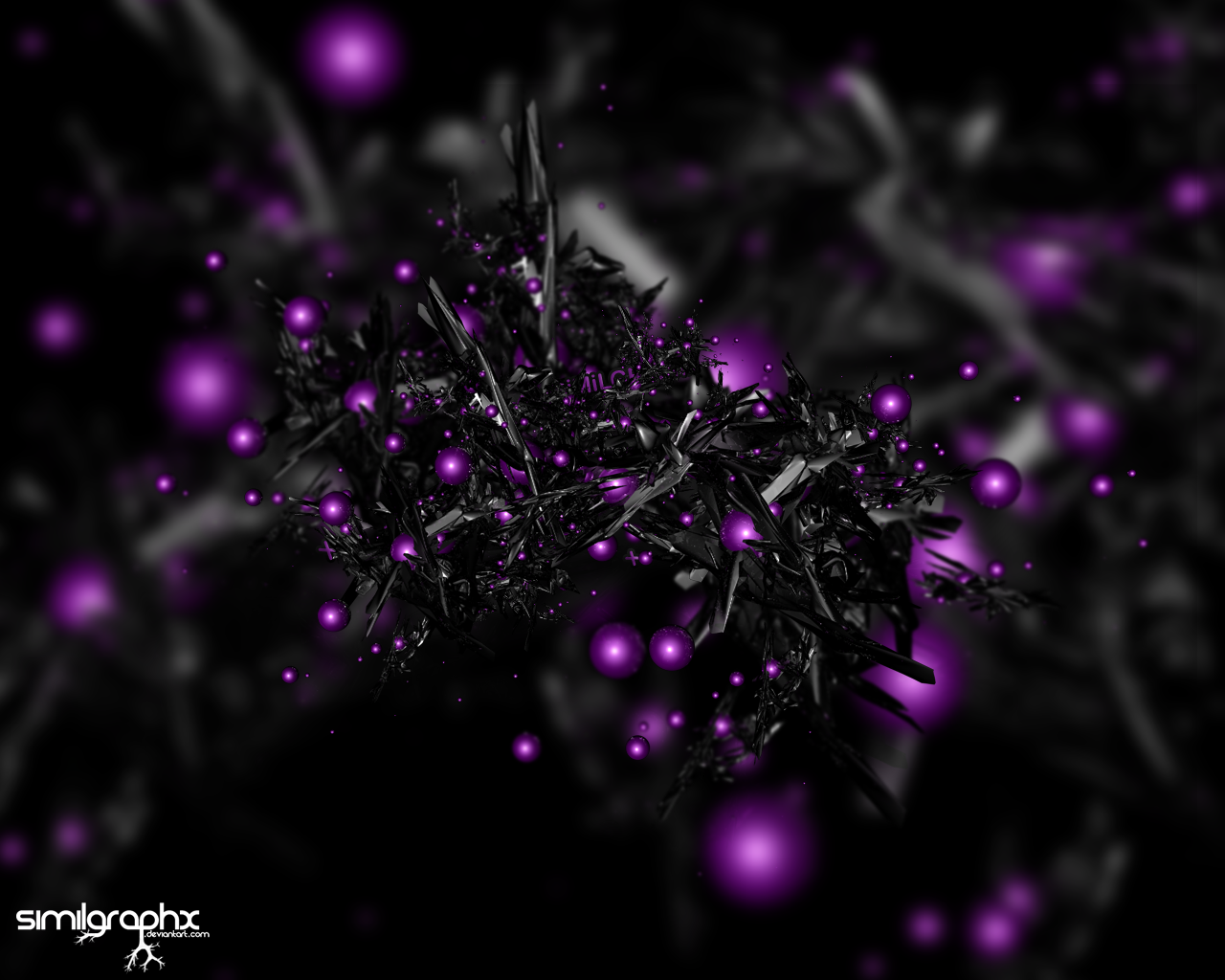 Black And Purple Background