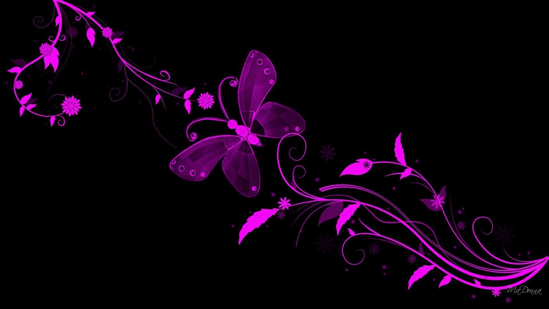 Black And Purple Wallpapers