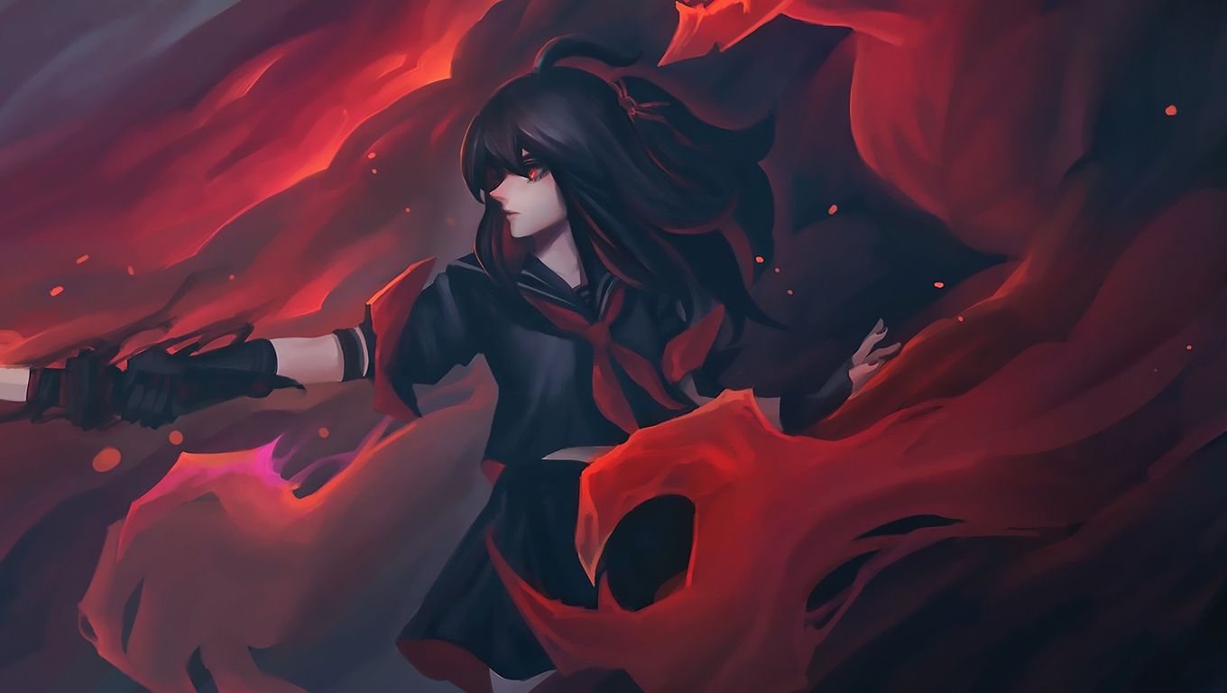 Black And Red Anime Wallpapers