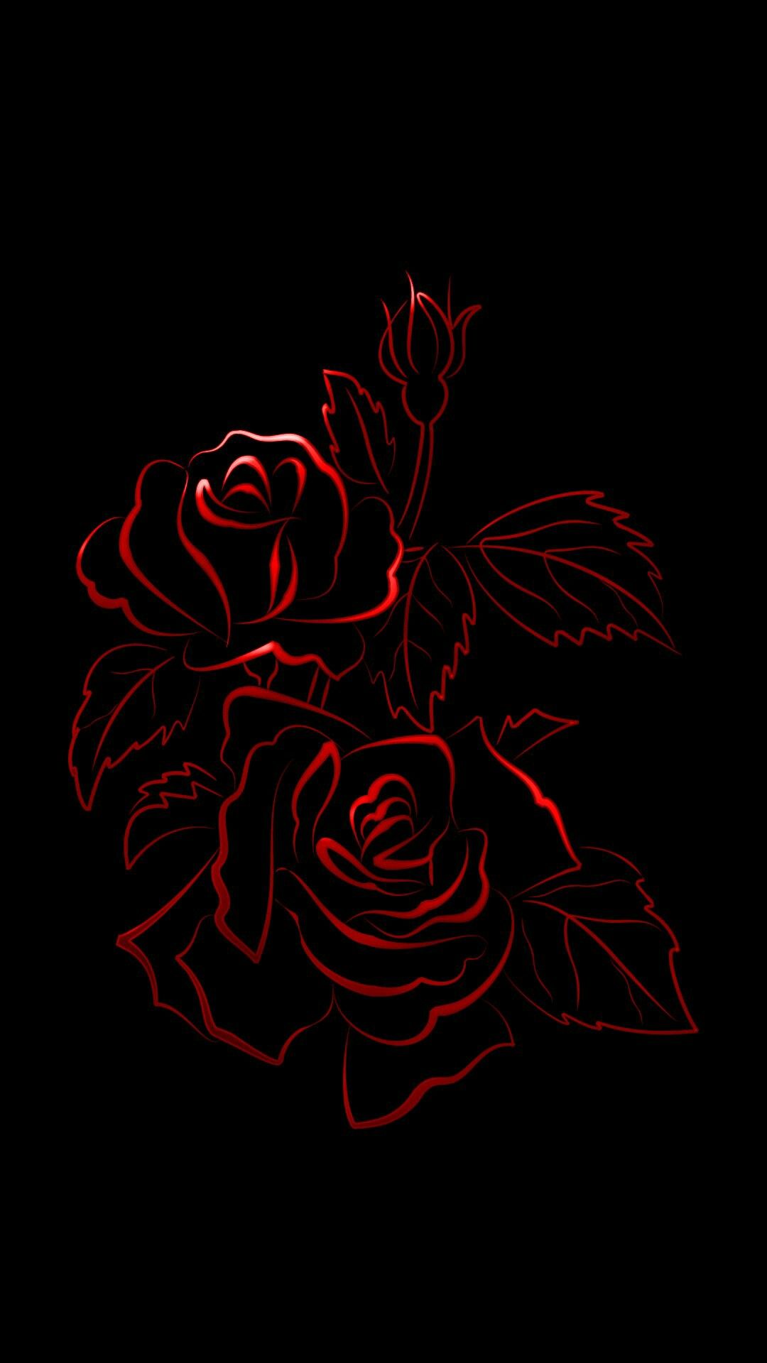 Black And Red Rose Wallpapers