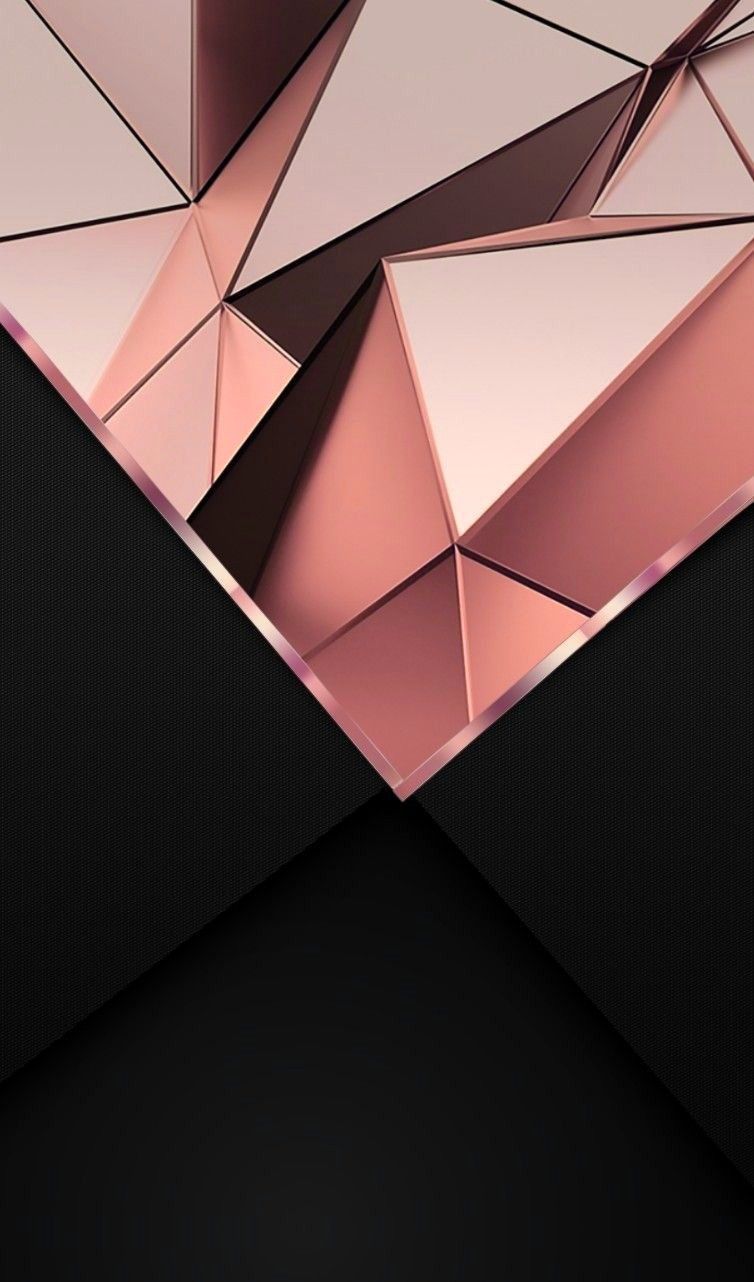 Black And Rose Gold Iphone Wallpapers