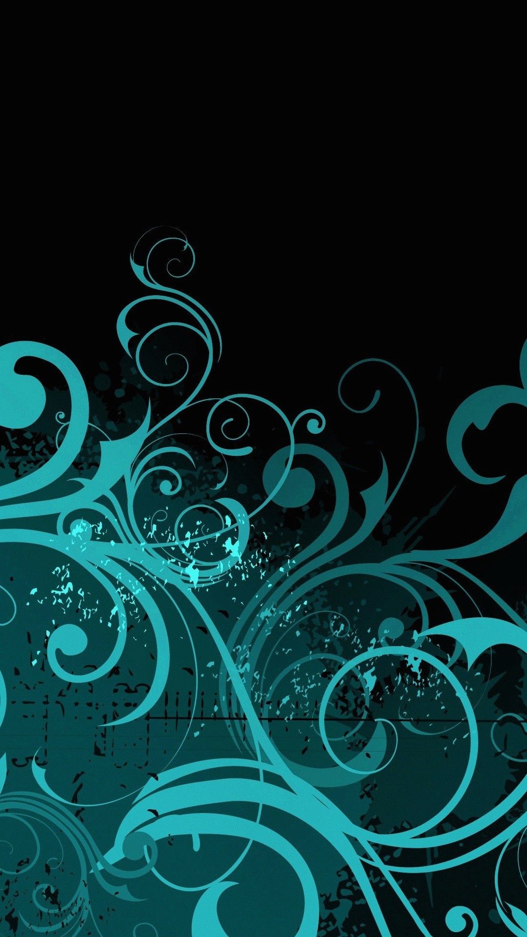 Black And Turquoise Wallpapers