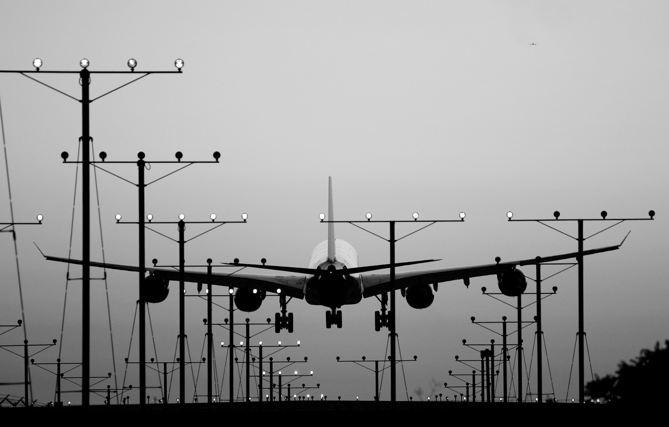 Black And White Airplane Wallpapers