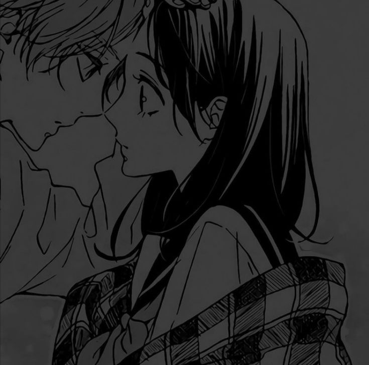 Black And White Anime Couple Wallpapers