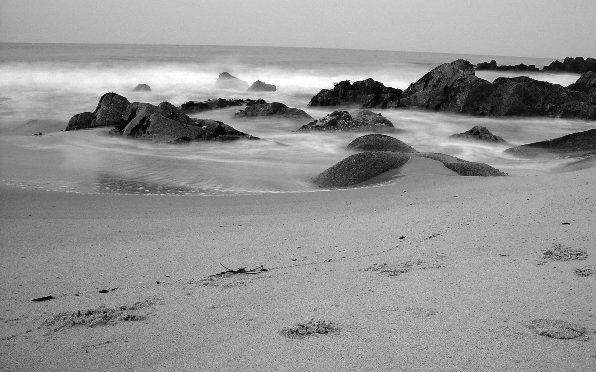 Black And White Beach Wallpapers