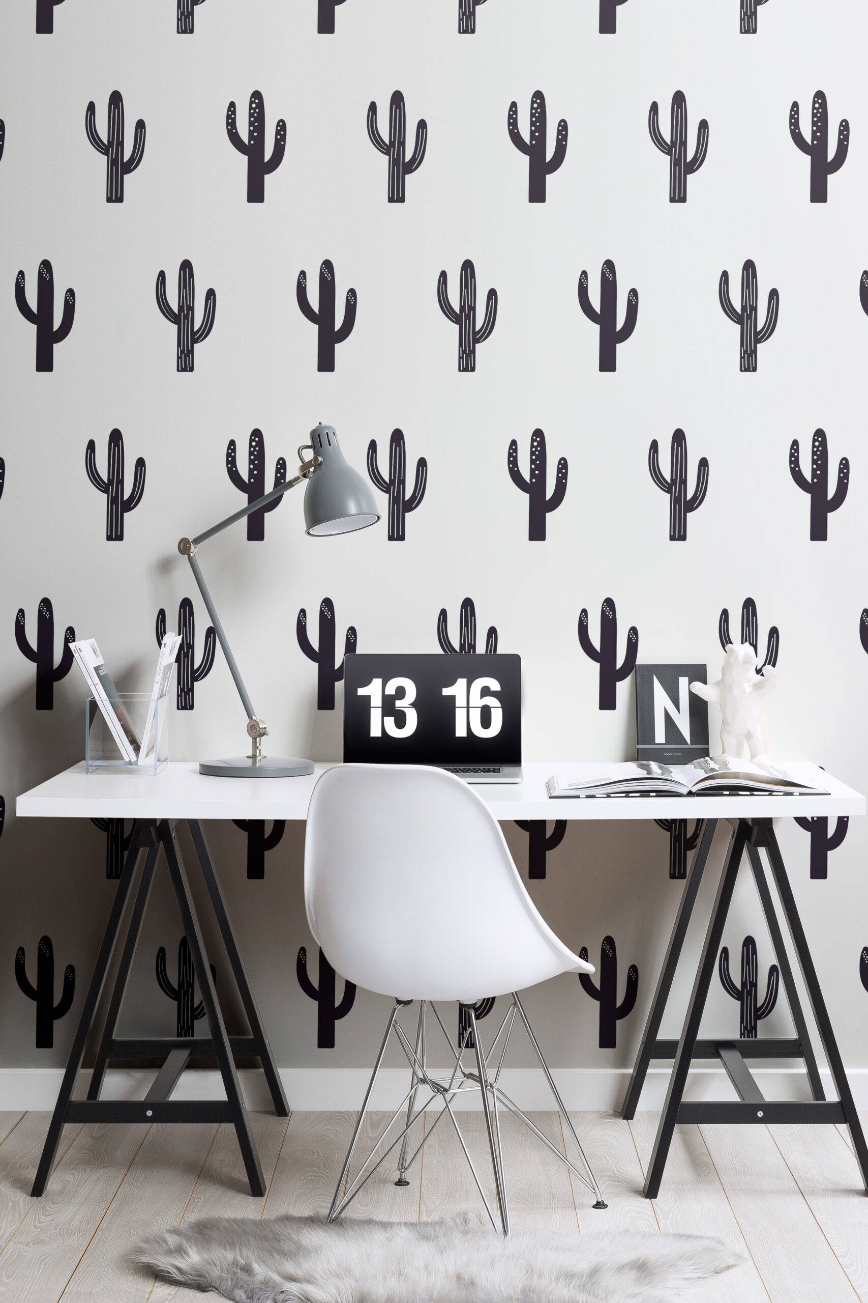 Black And White Cactus Wallpapers