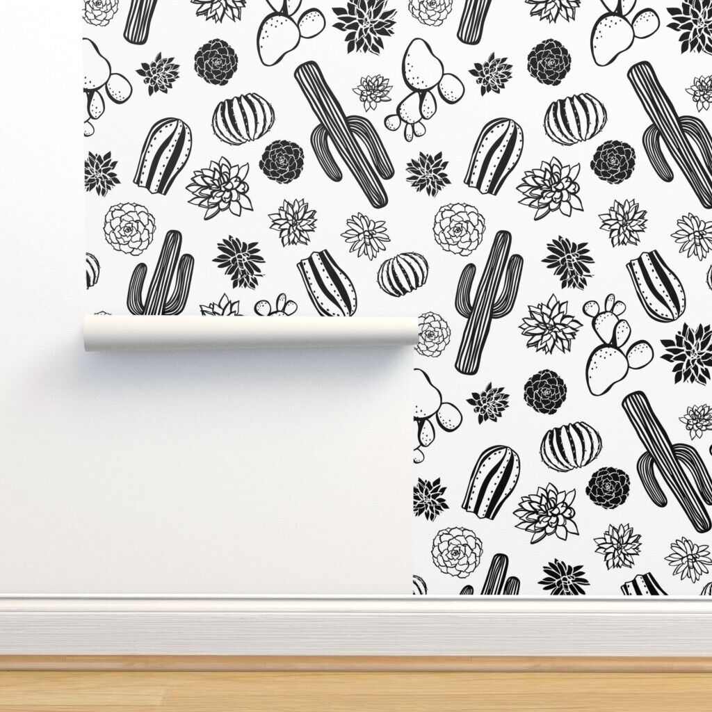 Black And White Cactus Wallpapers