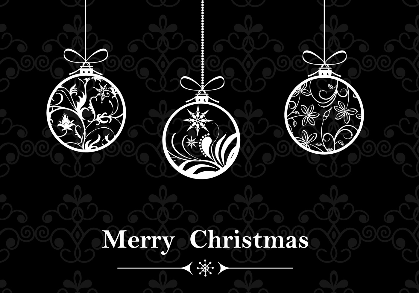 Black And White Christmas Wallpapers