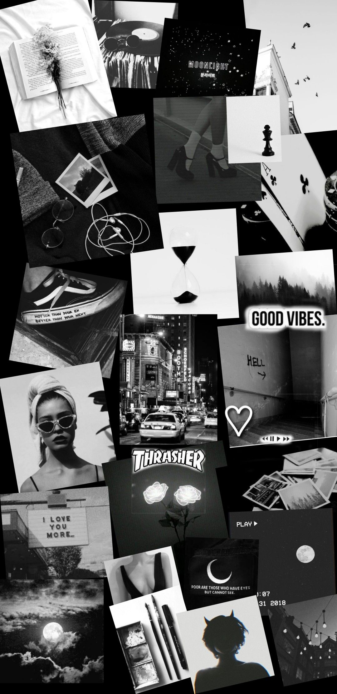 Black And White Collage Wallpapers