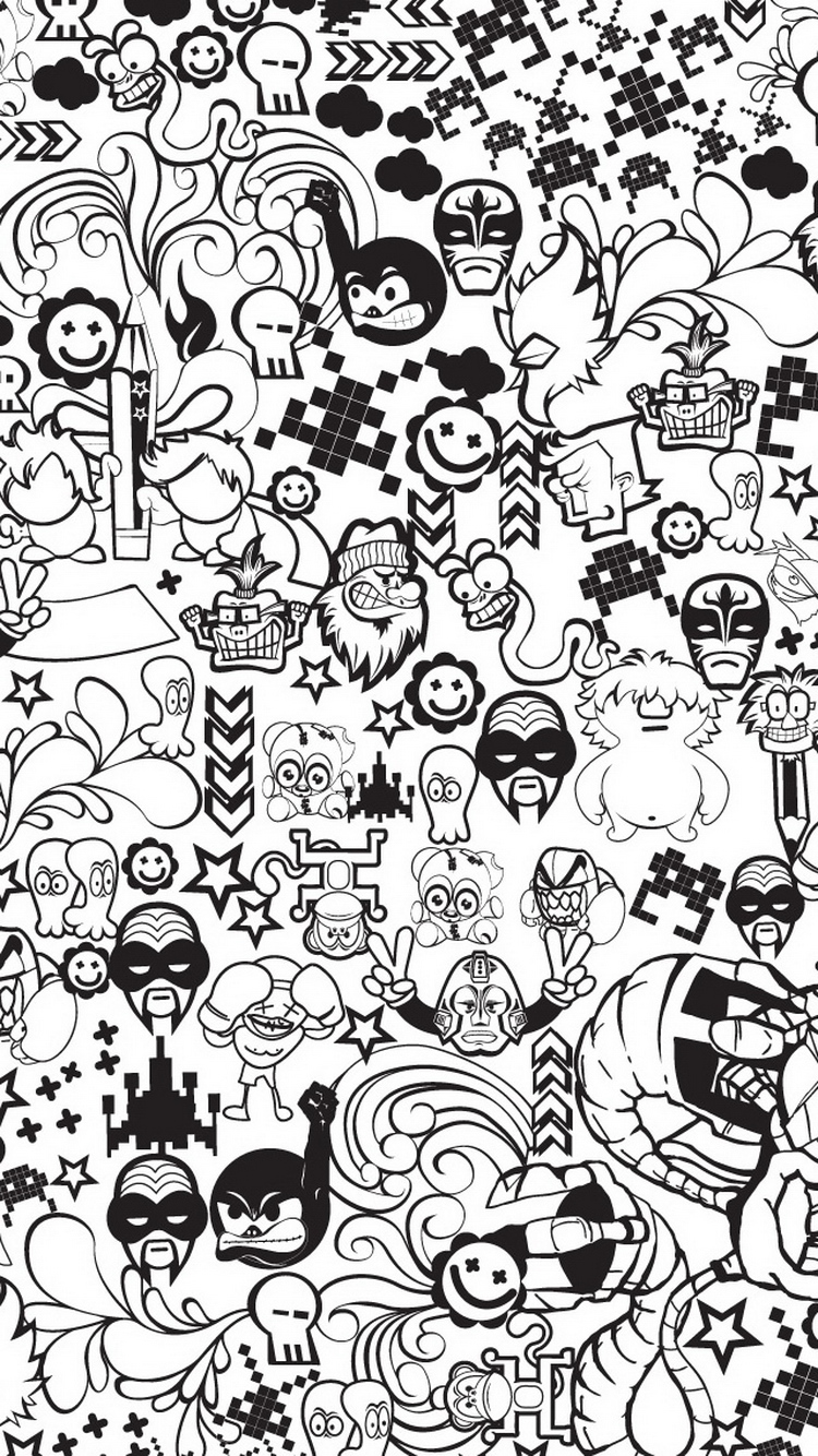 Black And White Comic Wallpapers