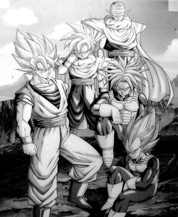 Black And White Dragon Ball Z Wallpapers