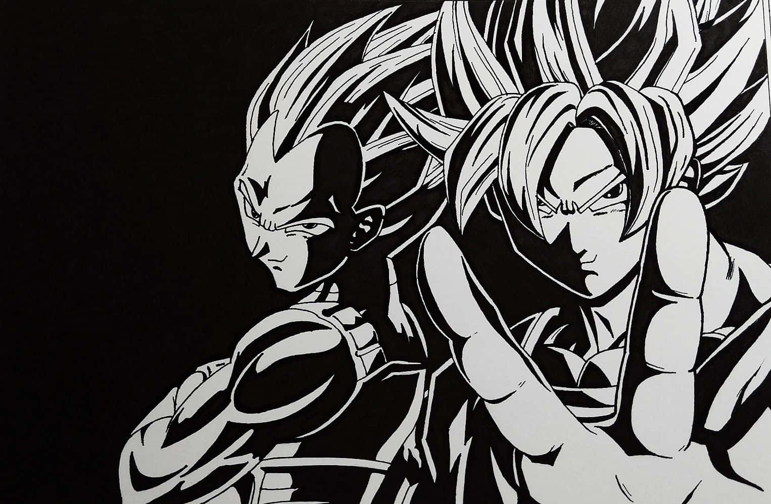 Black And White Dragon Ball Z Wallpapers