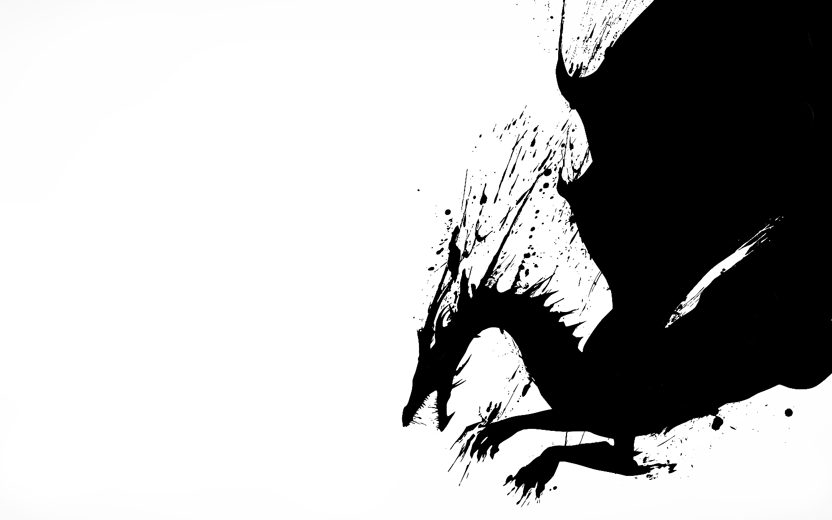 Black And White Dragon Wallpapers