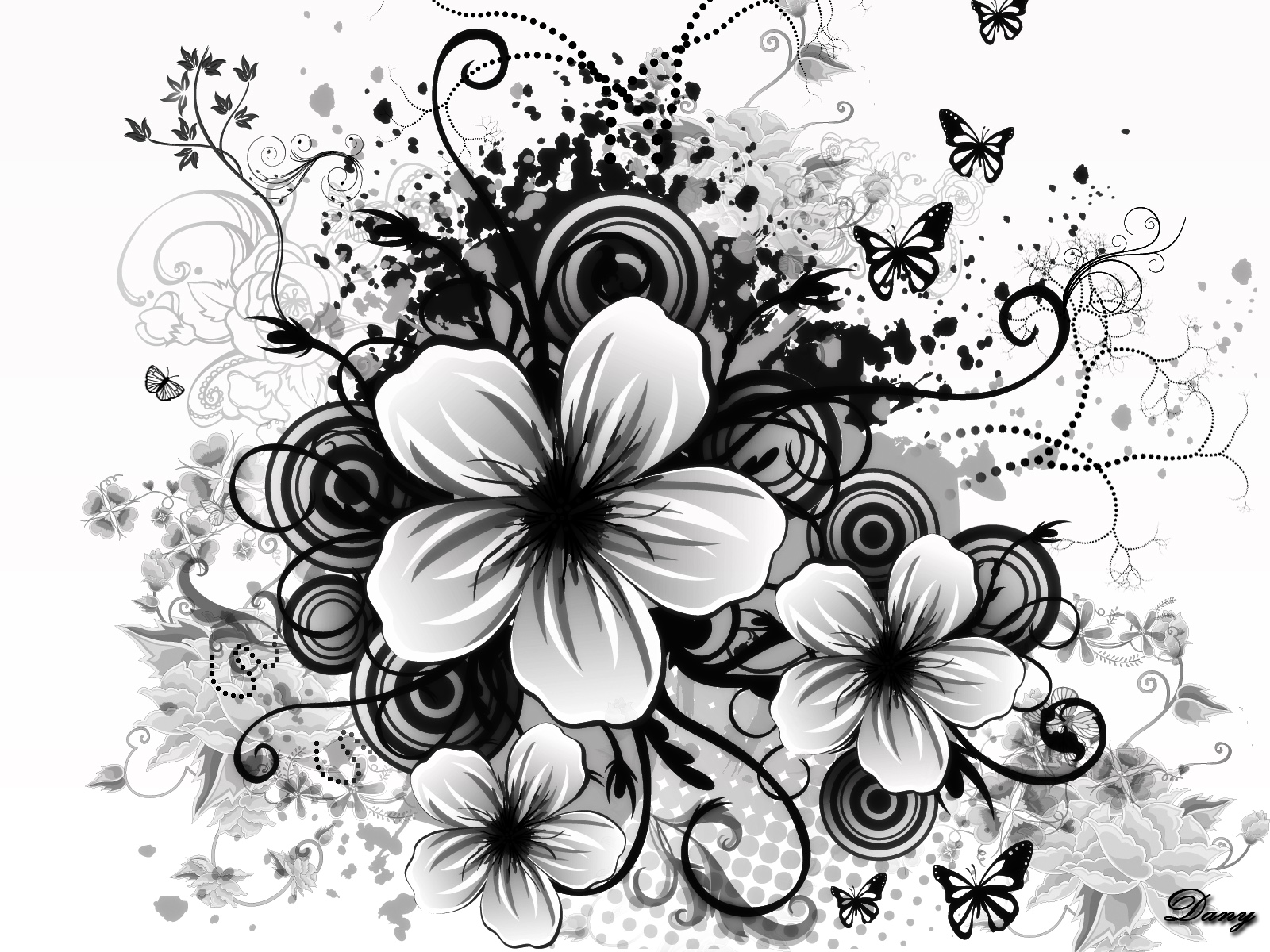Black And White Drawing Wallpapers