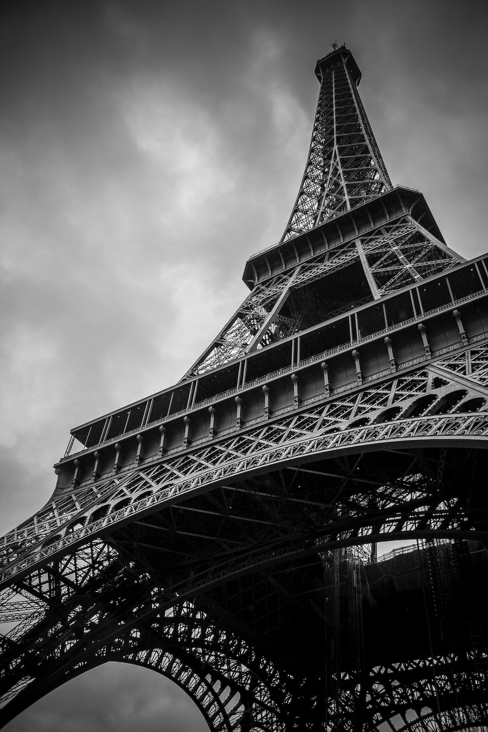 Black And White Eiffel Tower Wallpapers