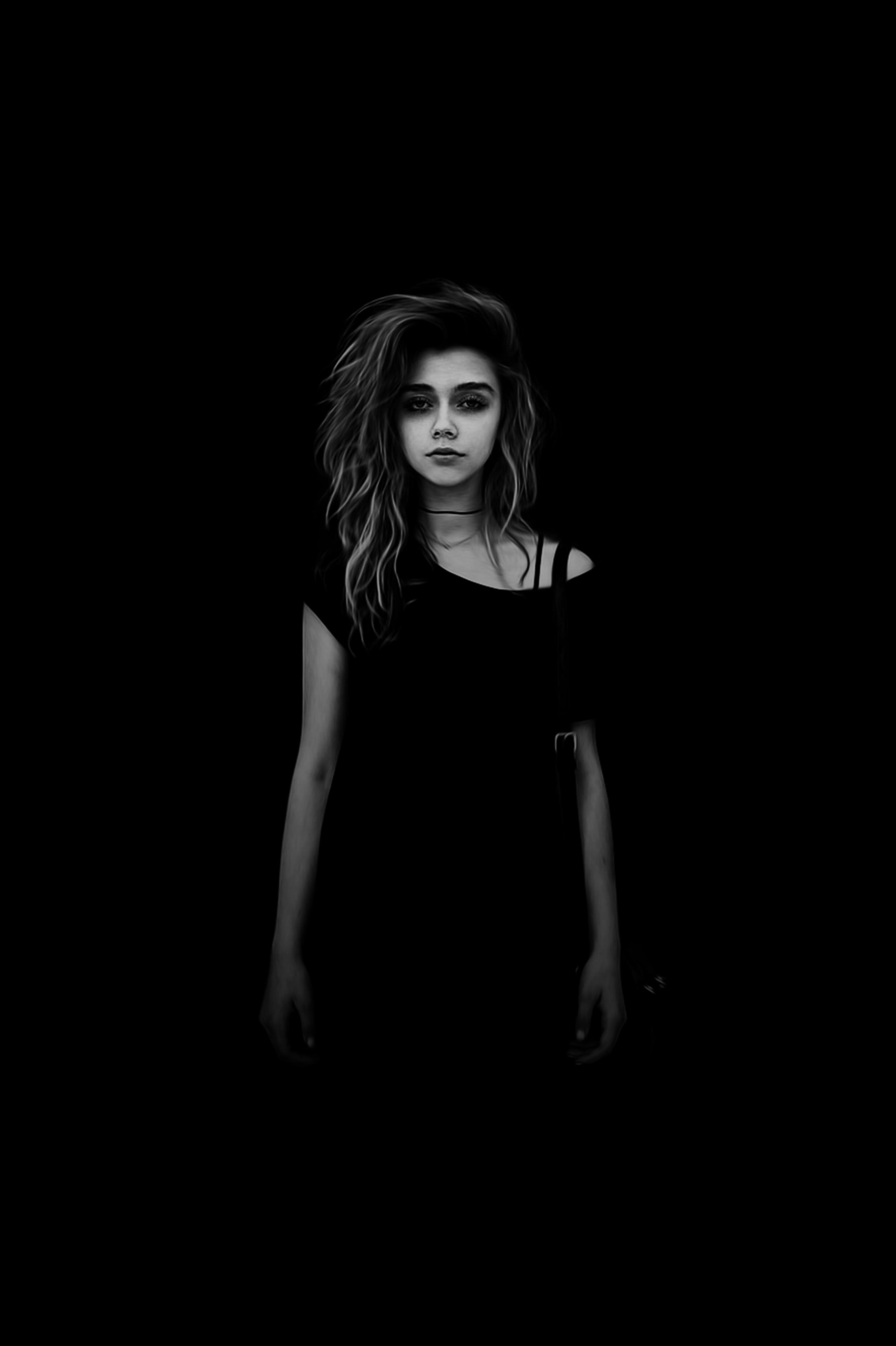 Black And White Girl Wallpapers