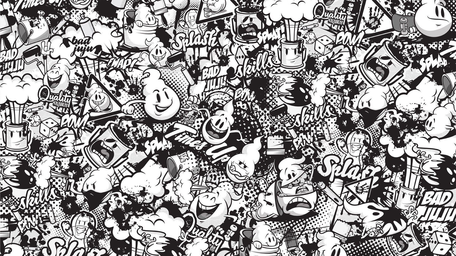 Black And White Graffiti Wallpapers