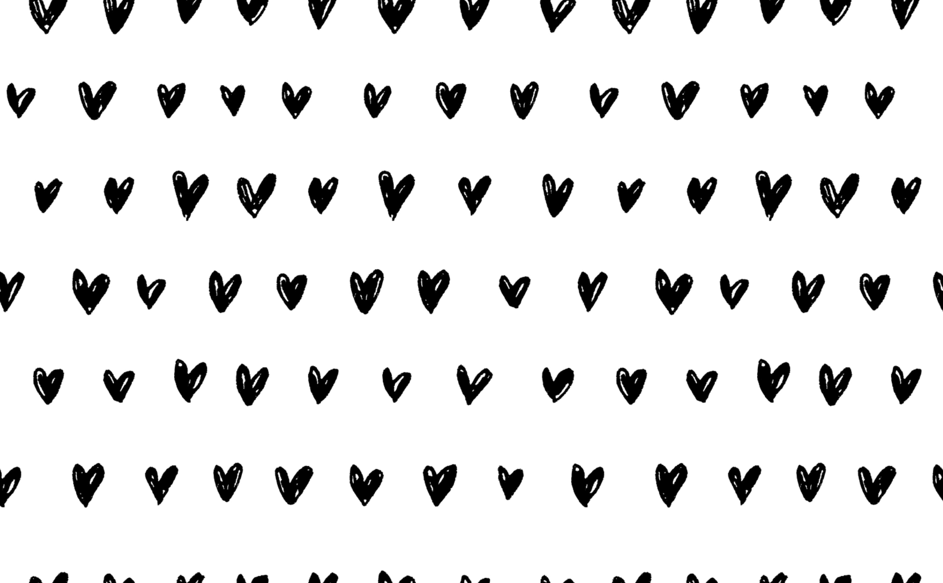 Black And White Heart Wallpapers