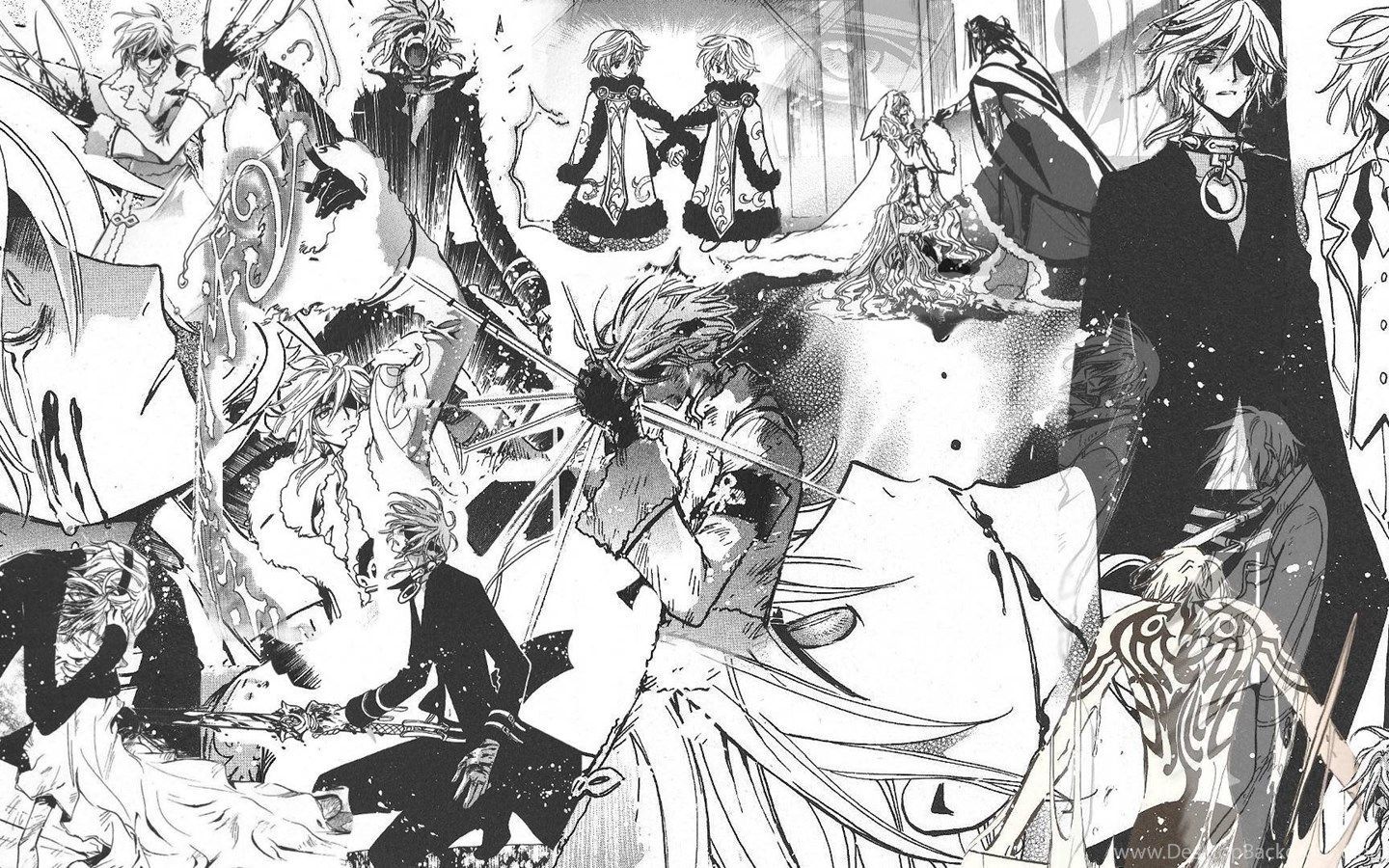 Black And White Manga Art Wallpapers