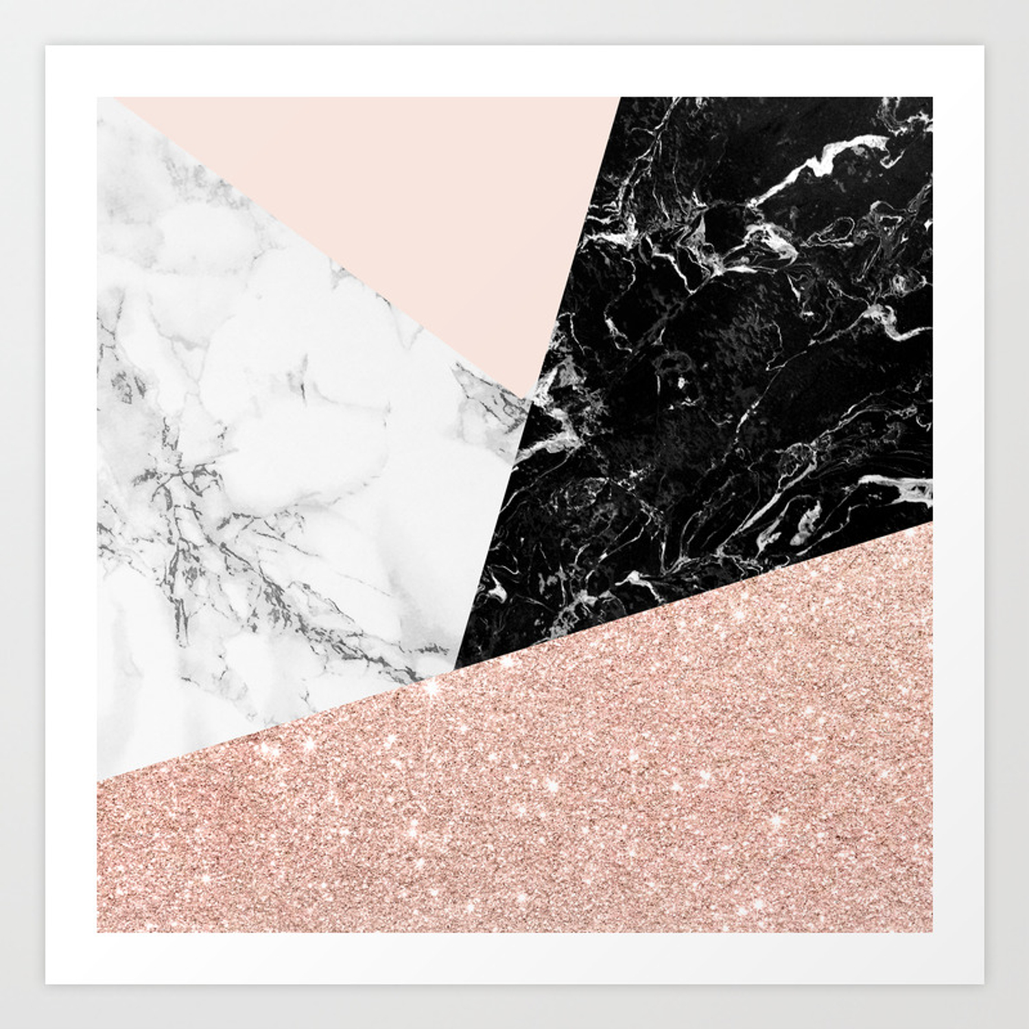 Black And White Marble Background