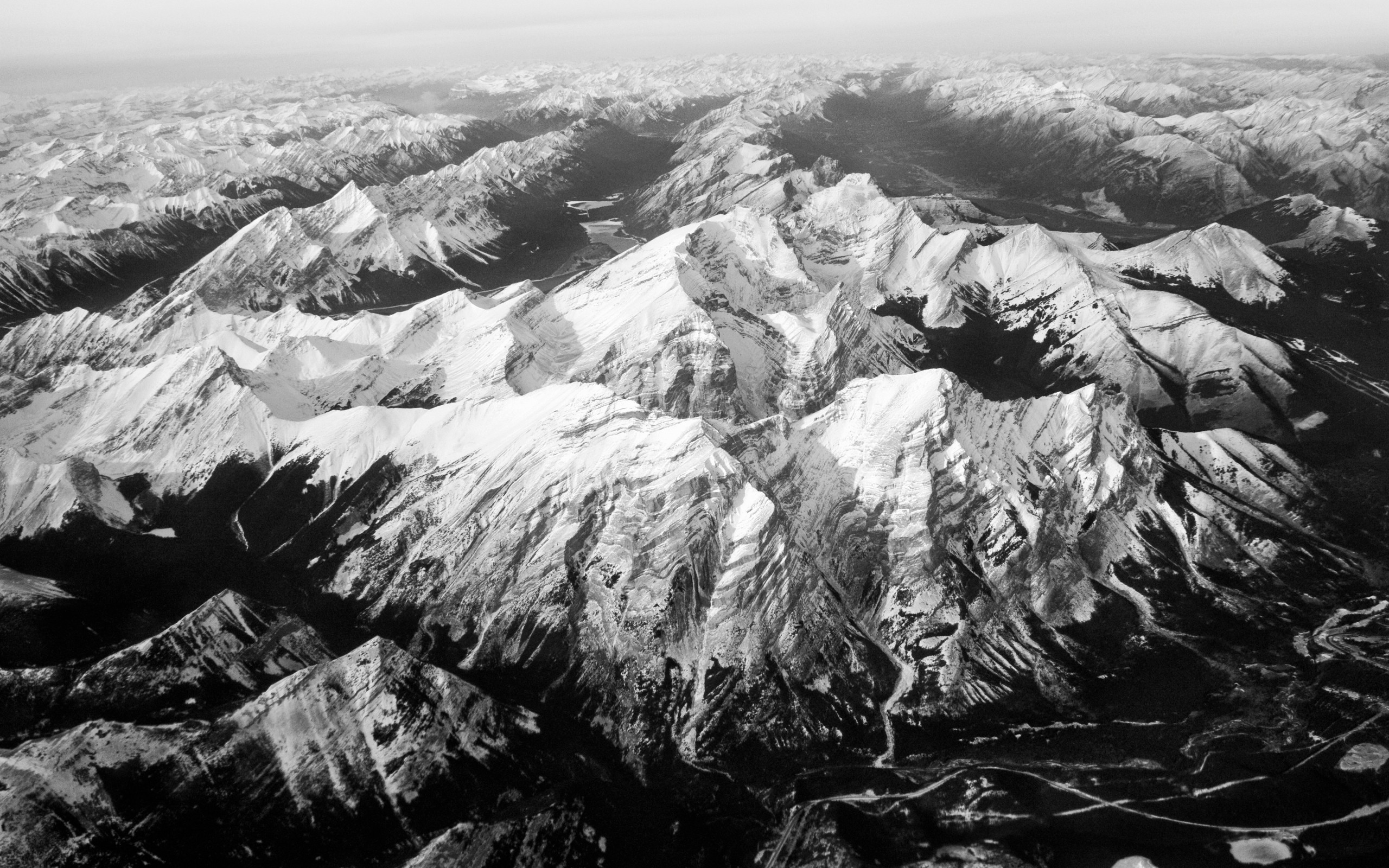 Black And White Mountain Wallpapers