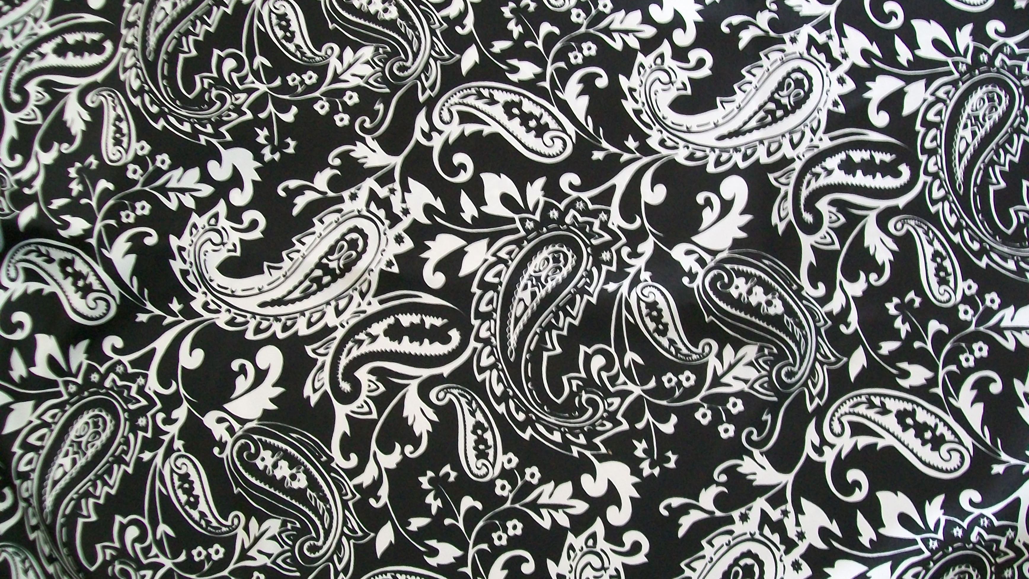 Black And White Paisley Wallpapers