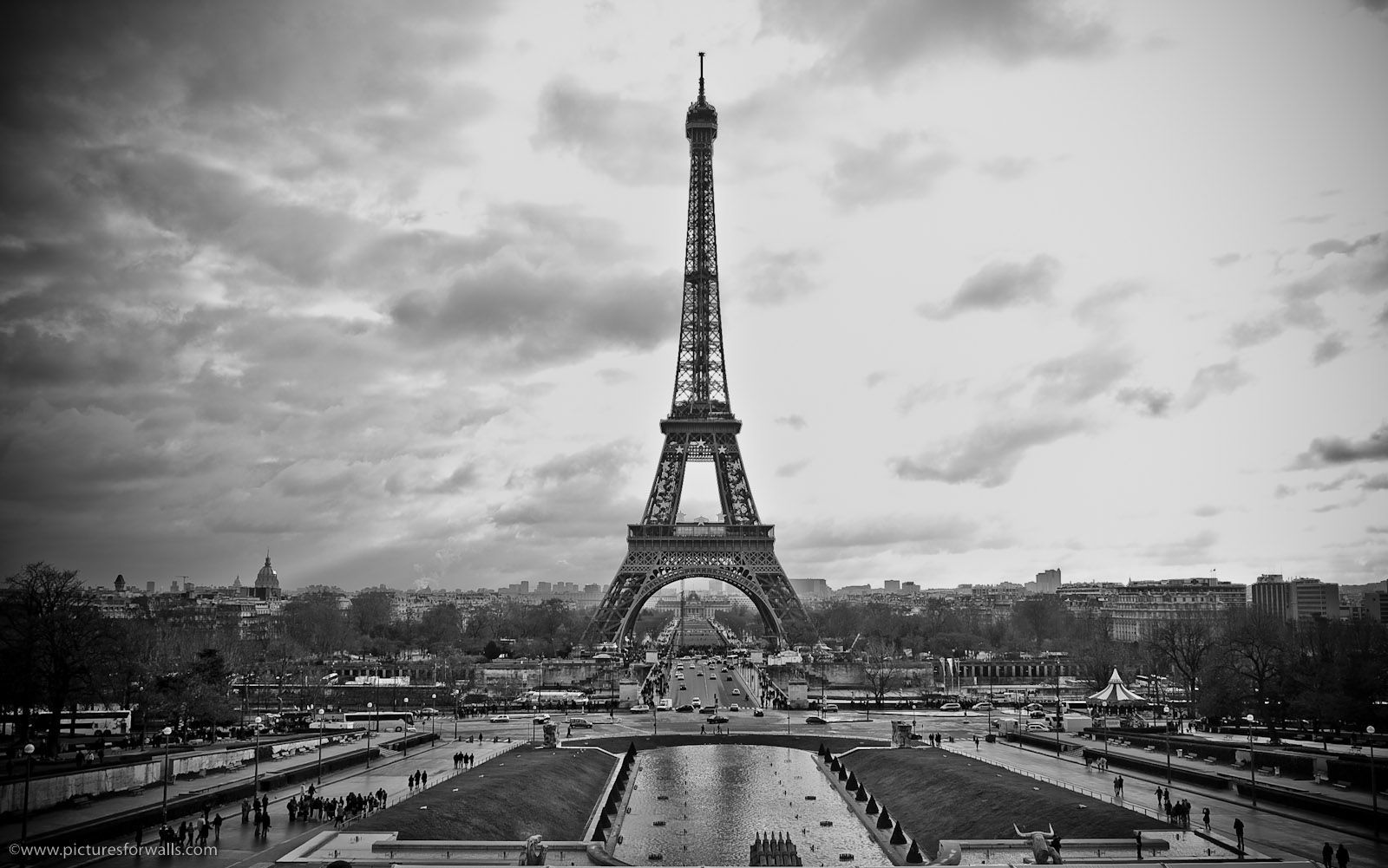 Black And White Paris Wallpapers