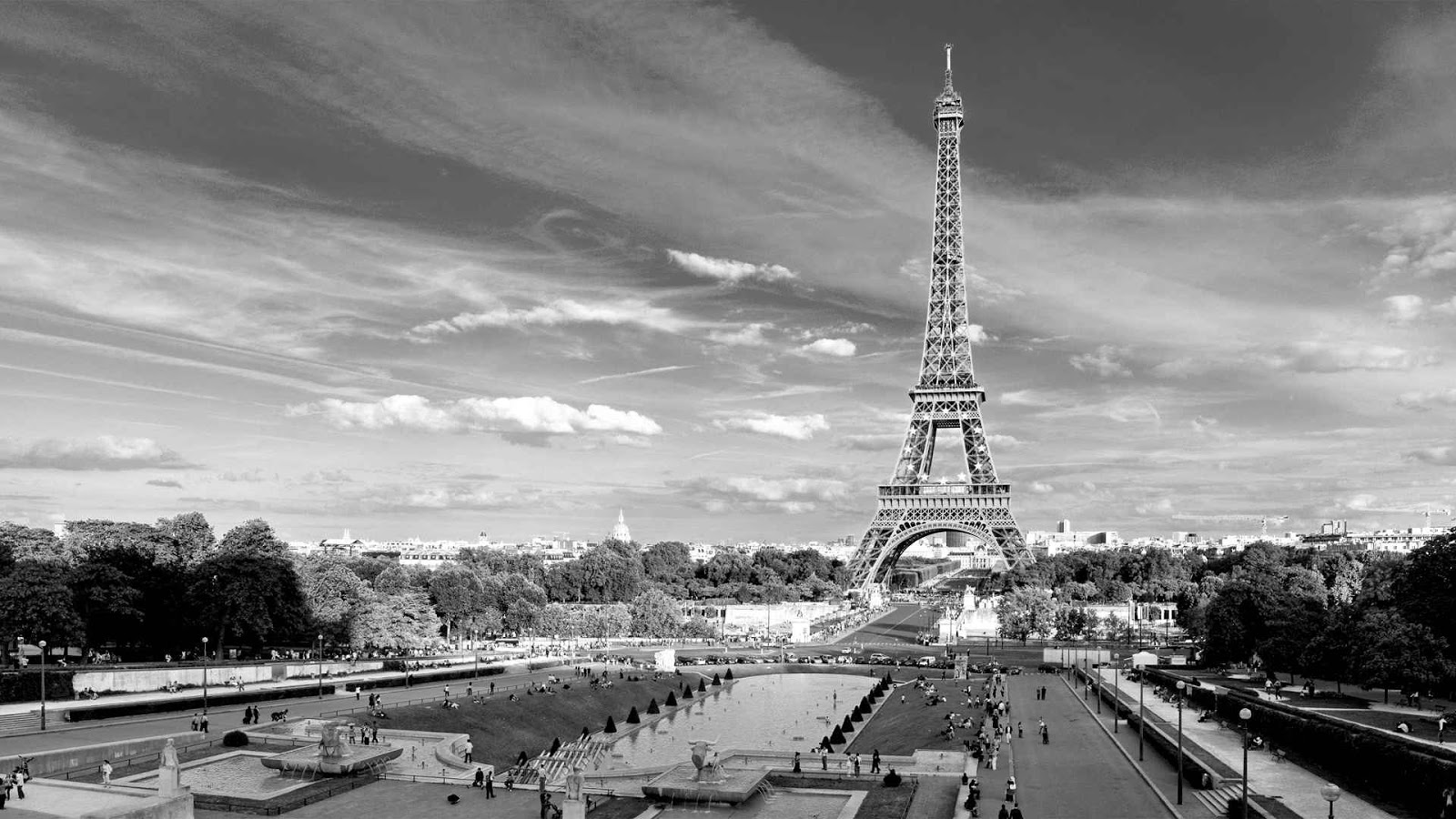 Black And White Paris Wallpapers