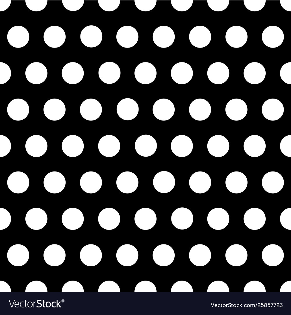 Black And White Polka Dot Background