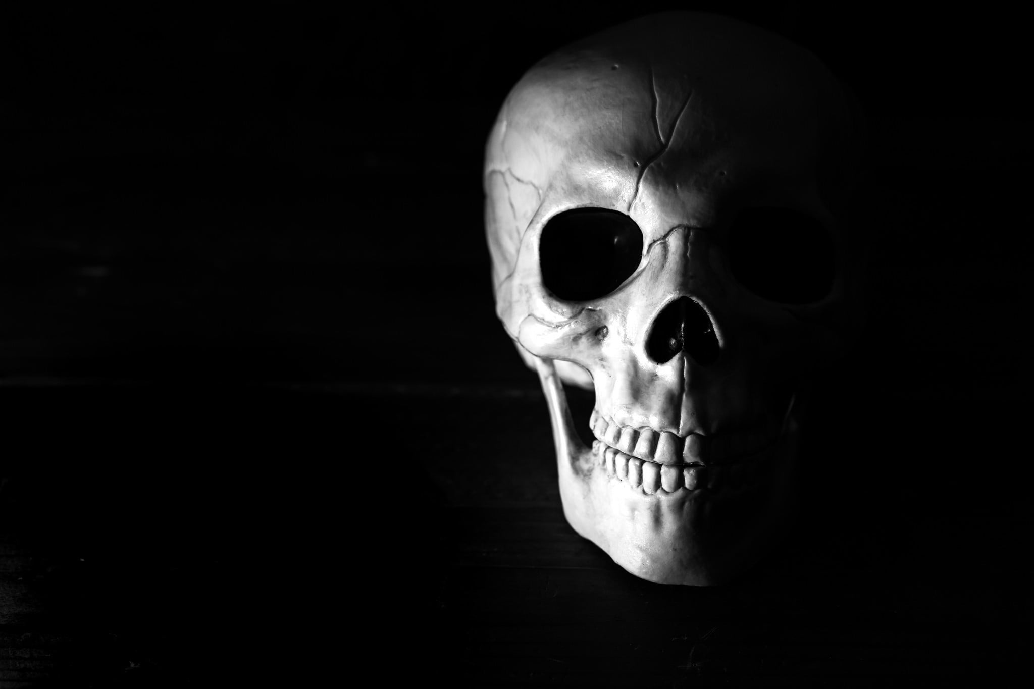 Black And White Skull Wallpapers