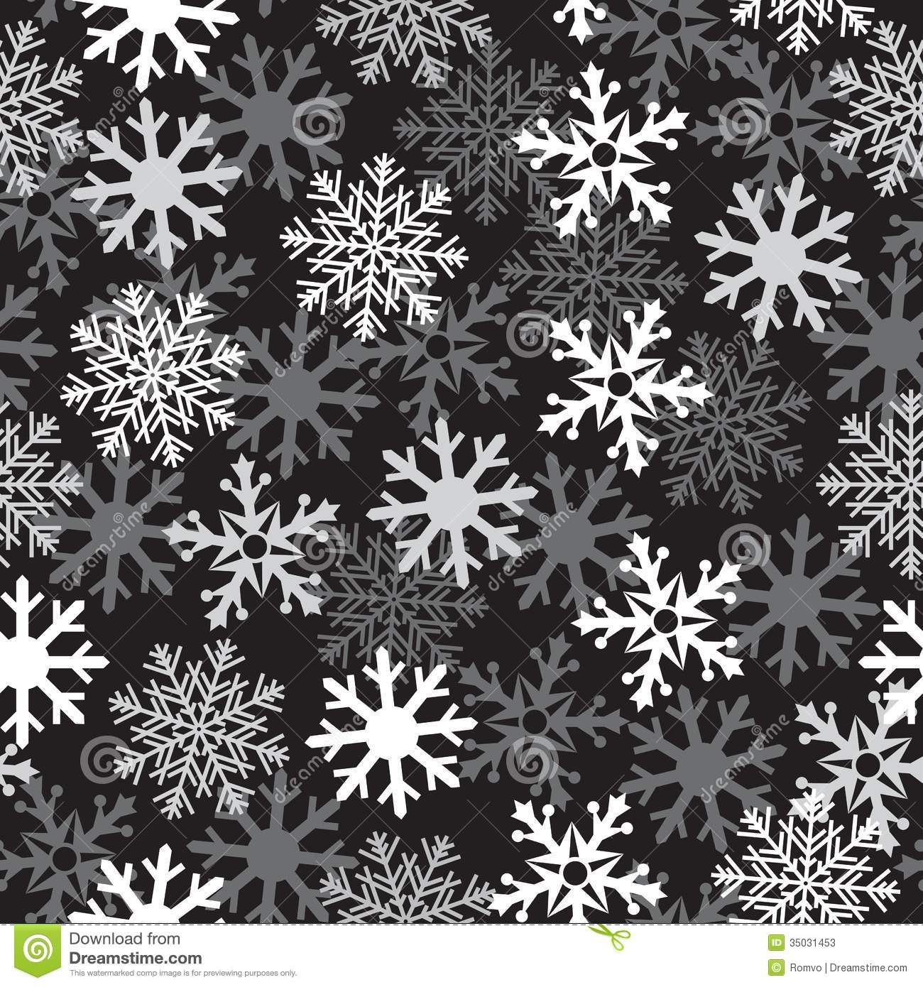 Black And White Snowflake Wallpapers