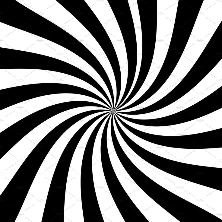 Black And White Spiral Background