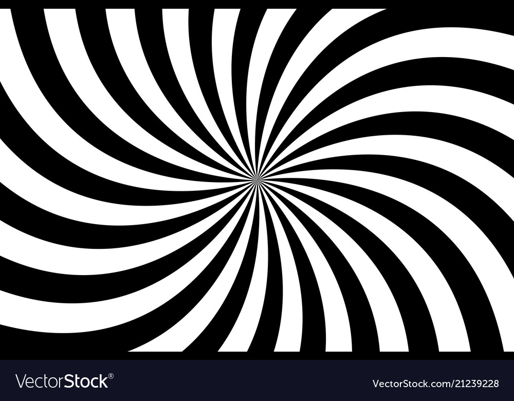 Black And White Spiral Background