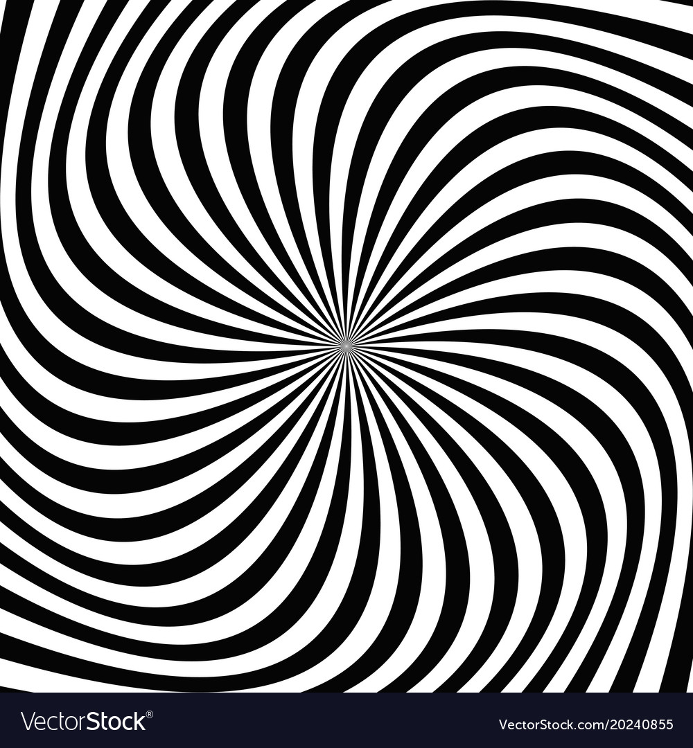 Black And White Spiral Background