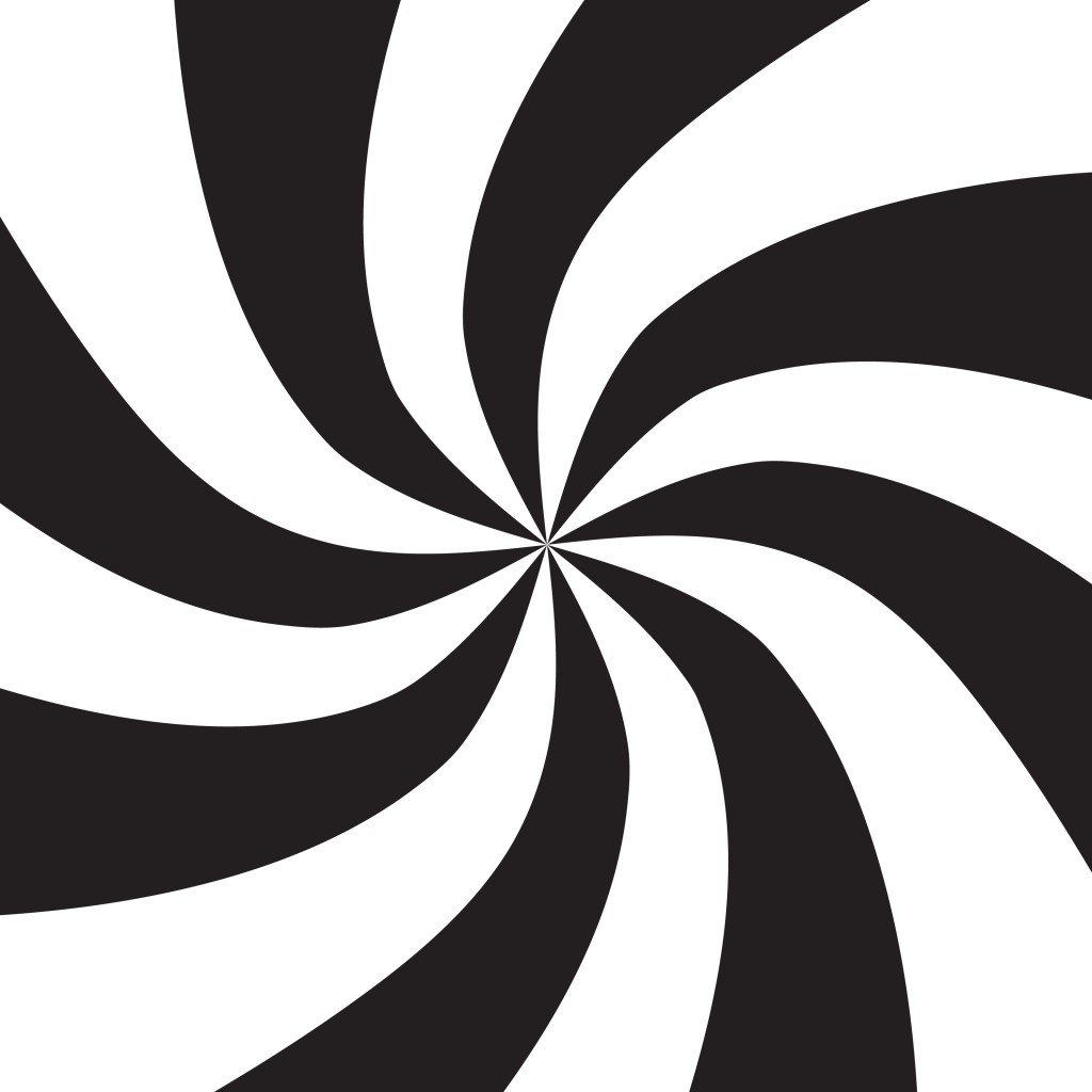 Black And White Spiral Background