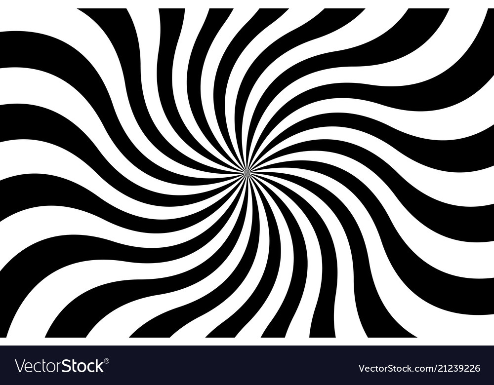 Black And White Spiral Background