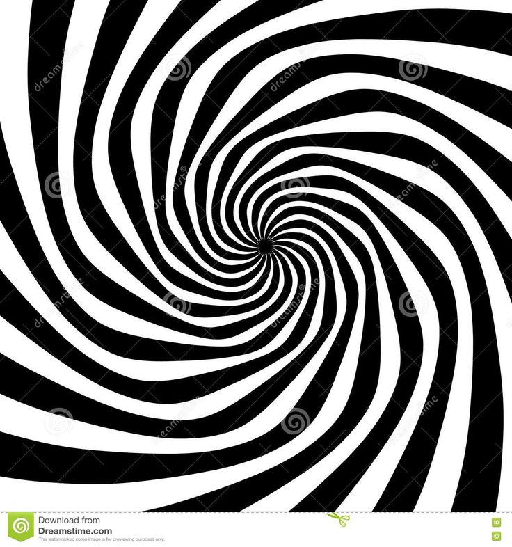 Black And White Spiral Background