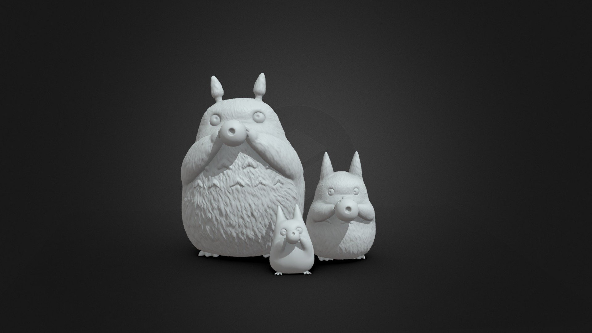 Black And White Totoro Wallpapers