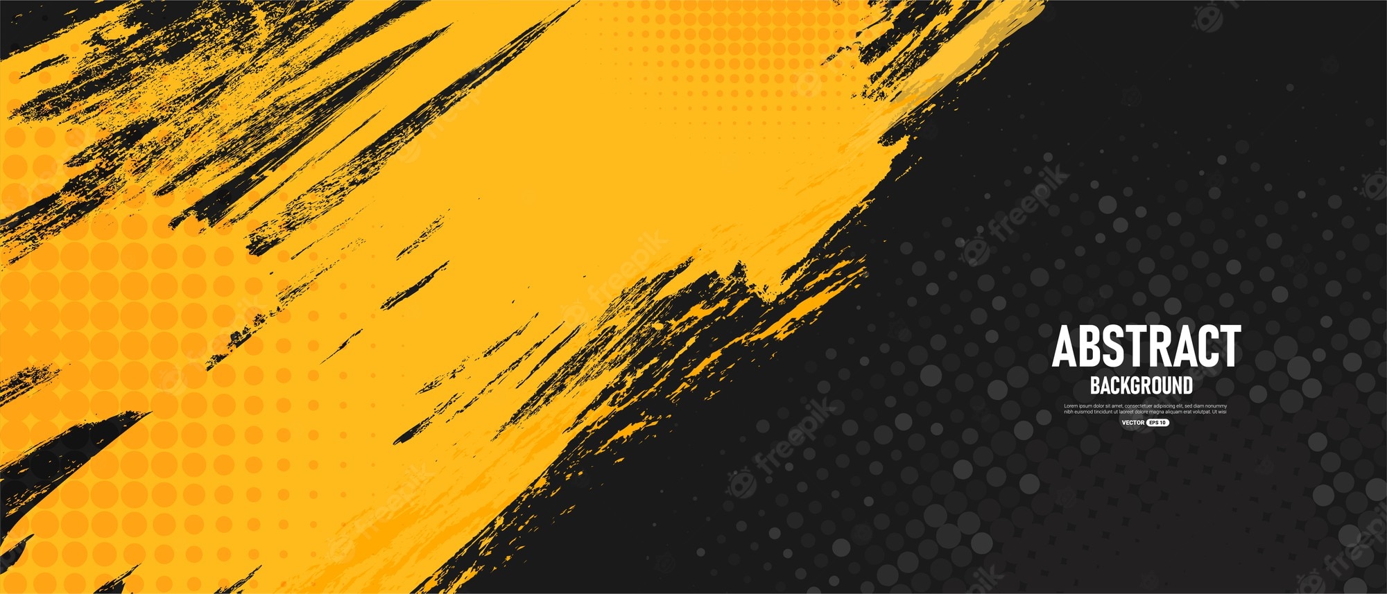 Black And Yellow Abstract Backgrounds