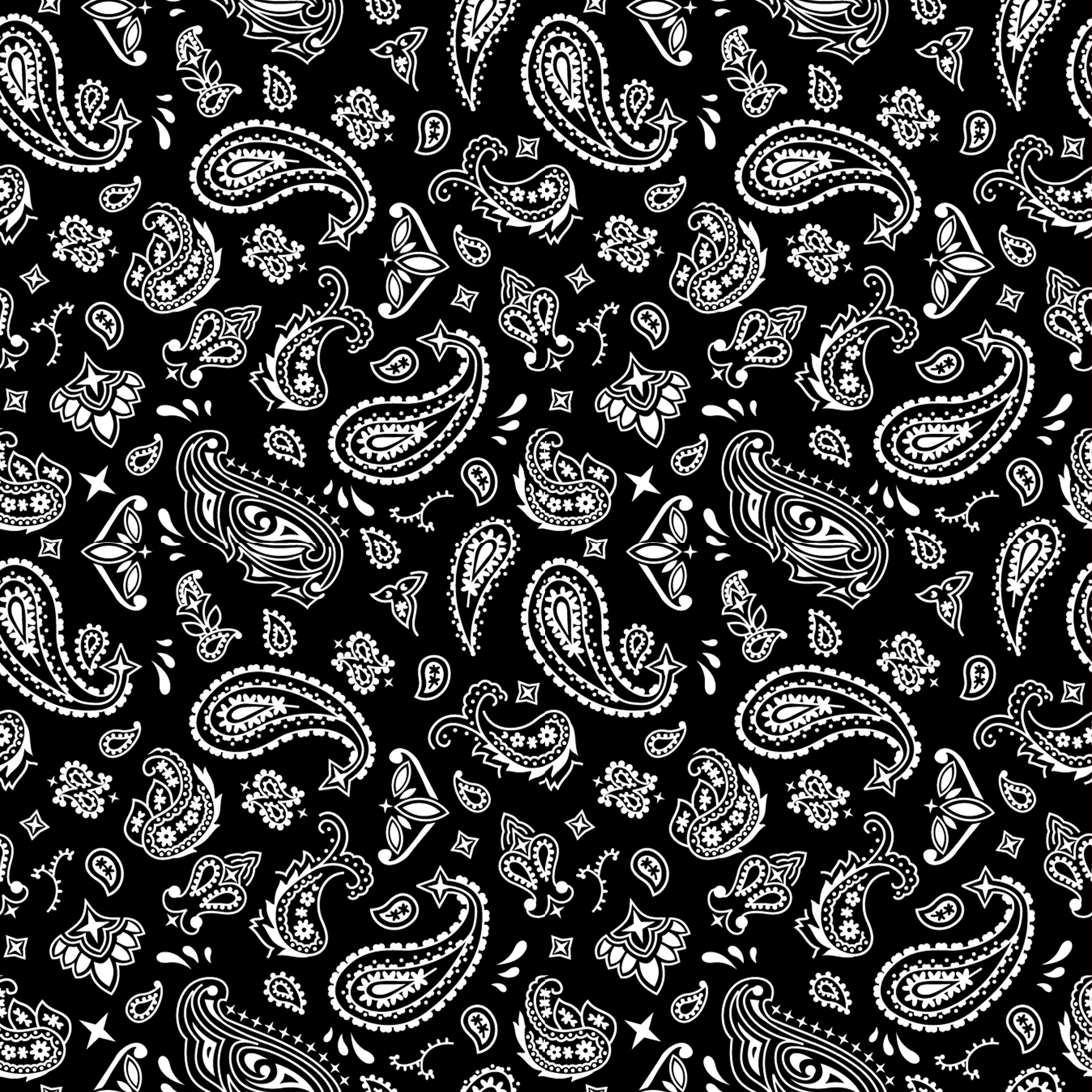 Black Bandana Background