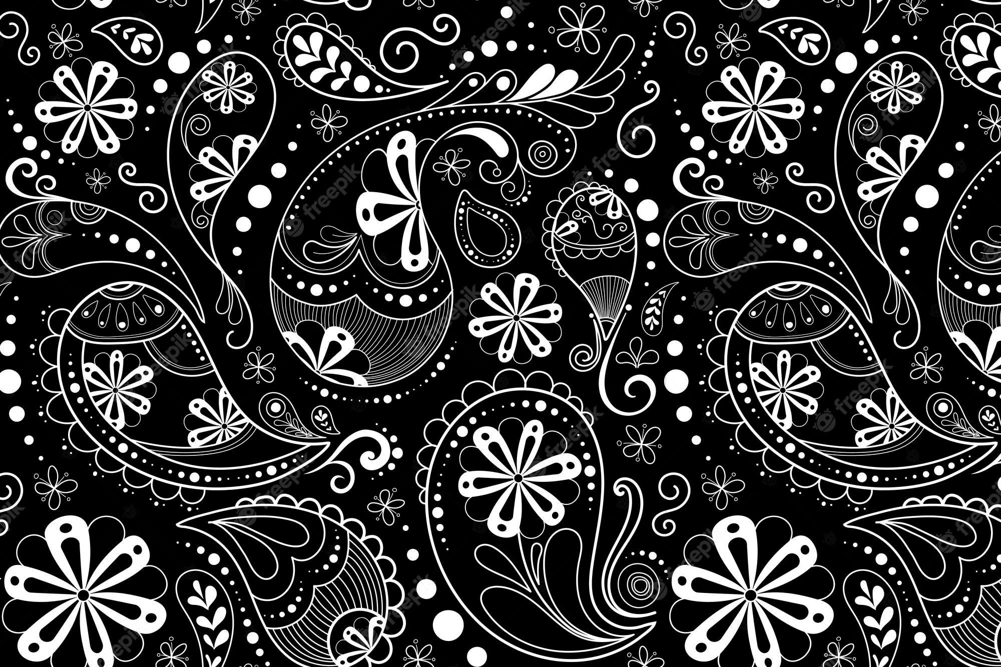 Black Bandana Background