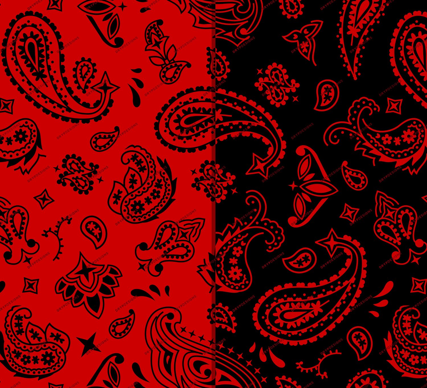 Black Bandana Background