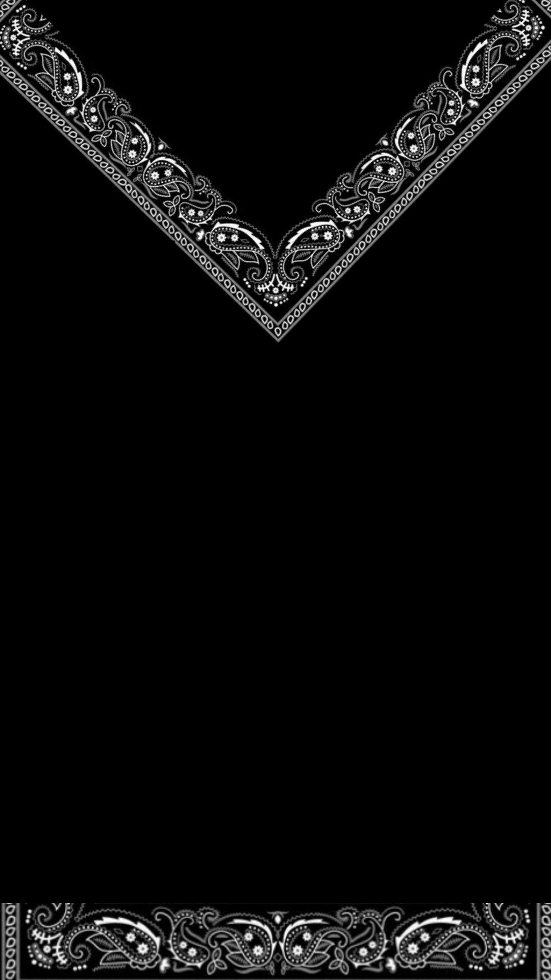 Black Bandana Background