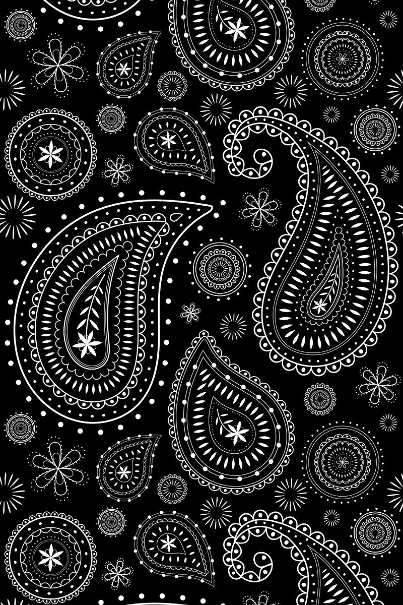 Black Bandana Background