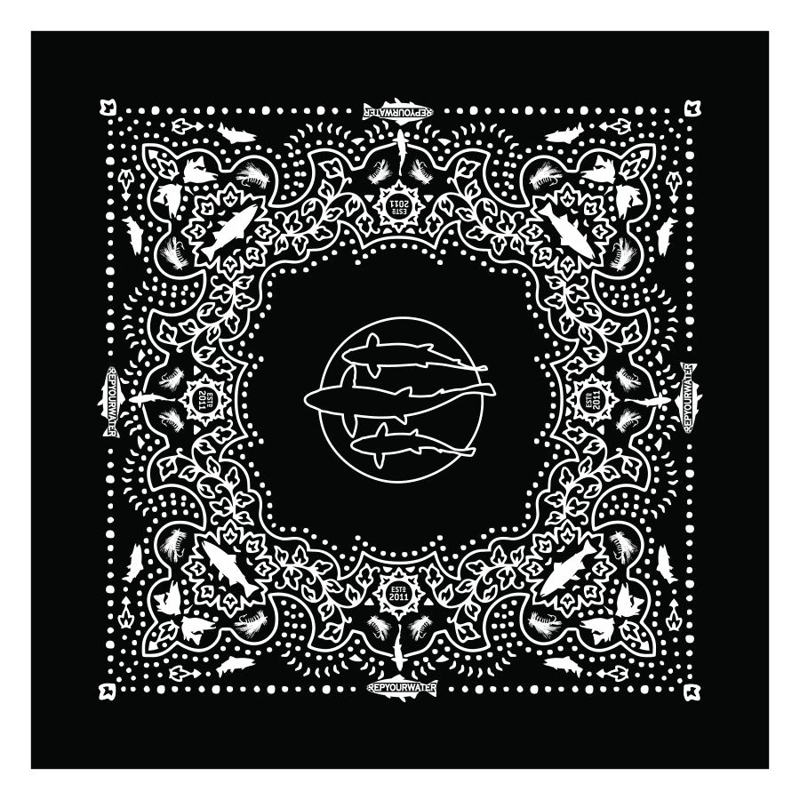 Black Bandana Background