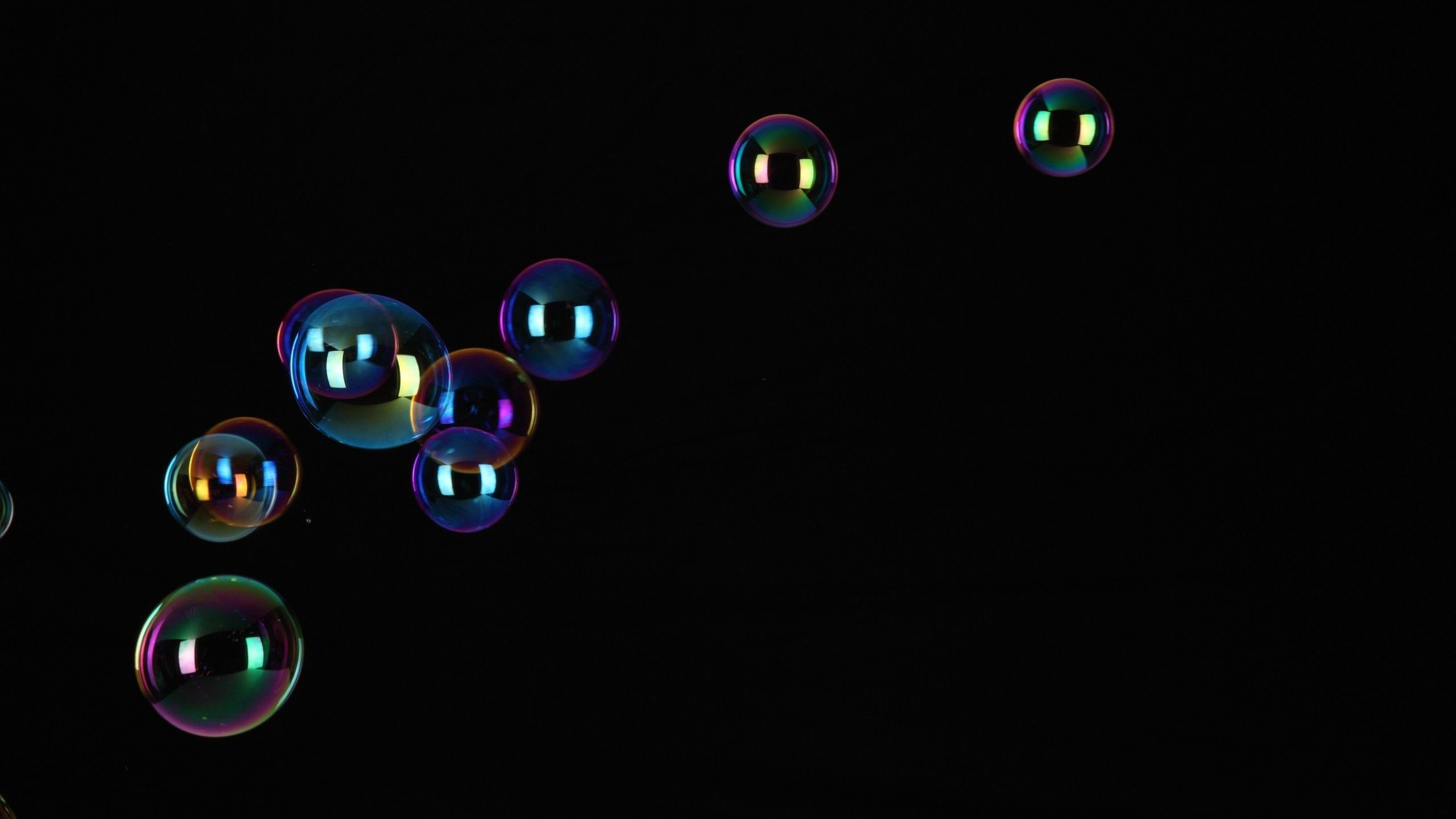 Black Bubbles Wallpapers