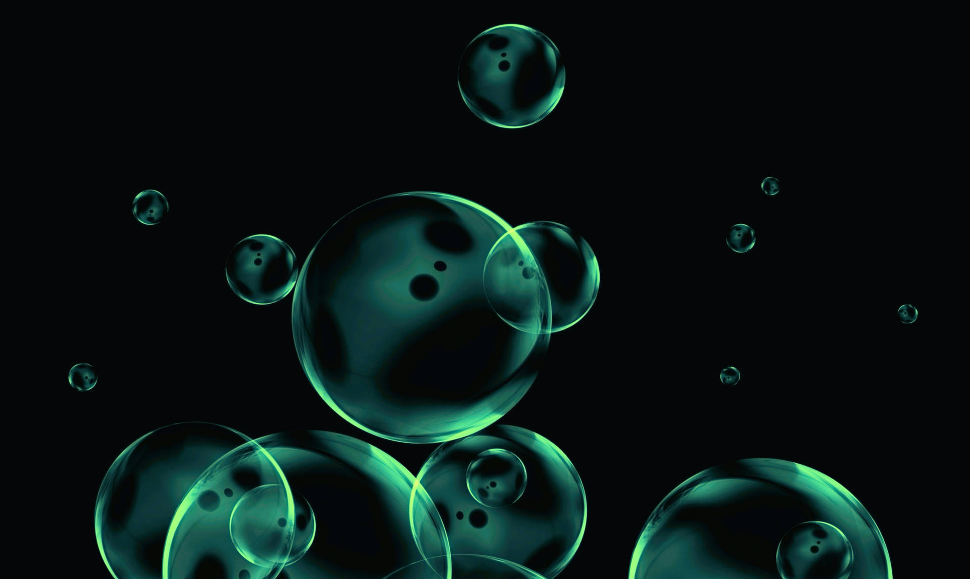 Black Bubbles Wallpapers