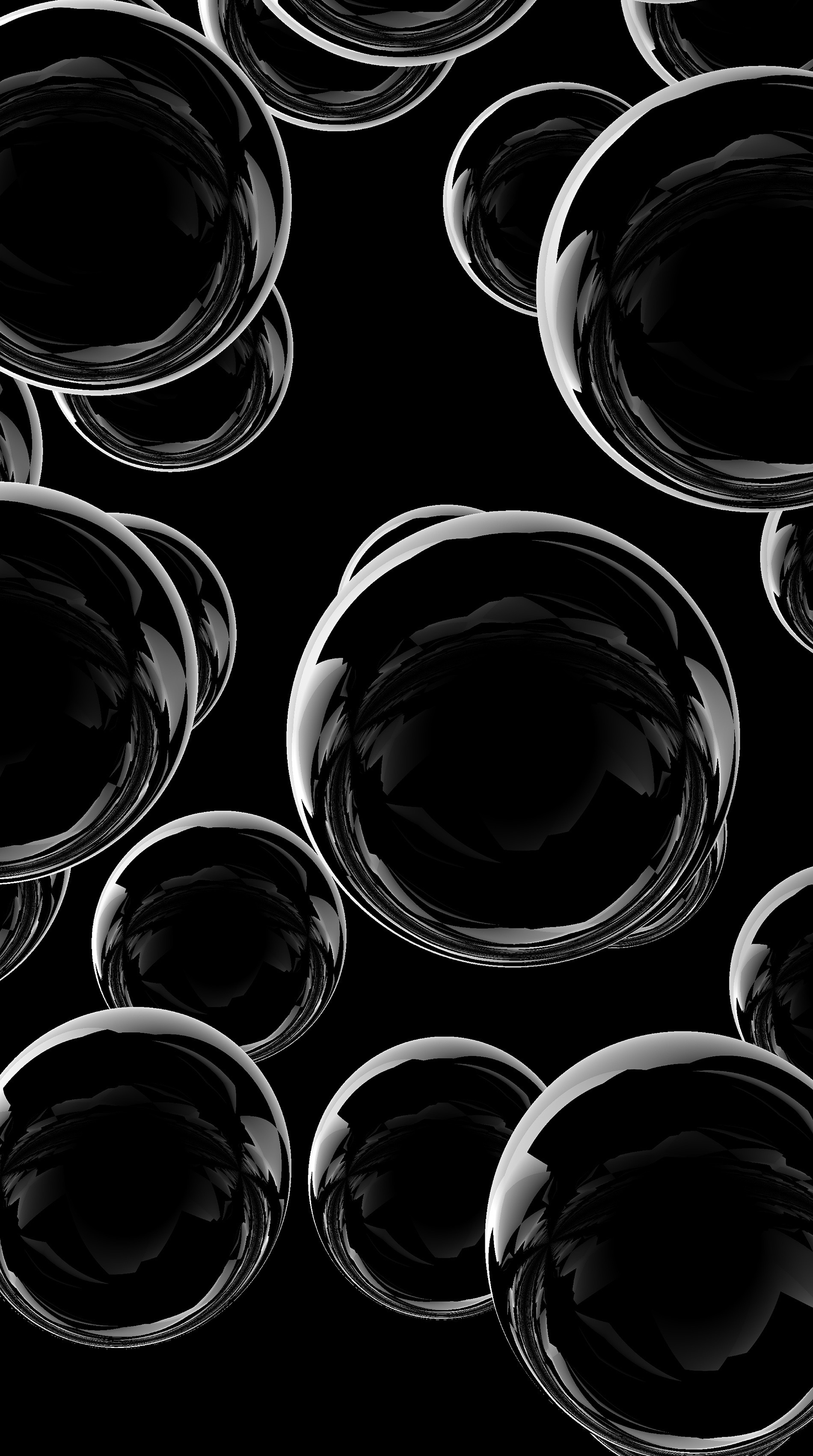 Black Bubbles Wallpapers